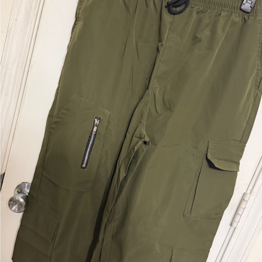 Olive Green Cargo Pants